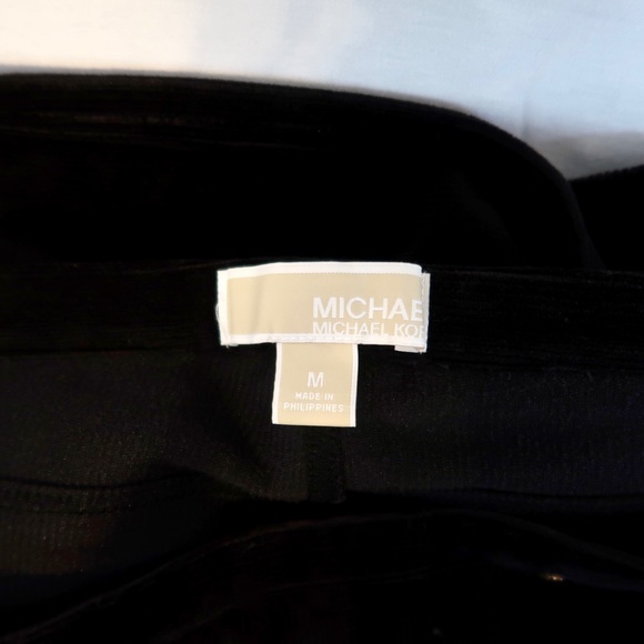 Michael Michael Kors Black Velvet Cord Jeggings - Picture 6 of 7